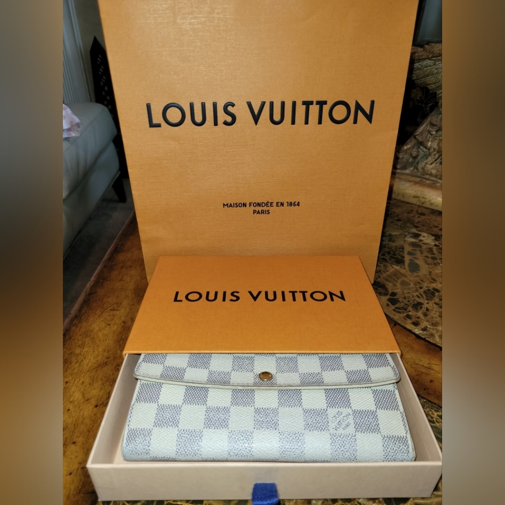 Louis Vuitton damier azure long wallet - Picture 6 of 8